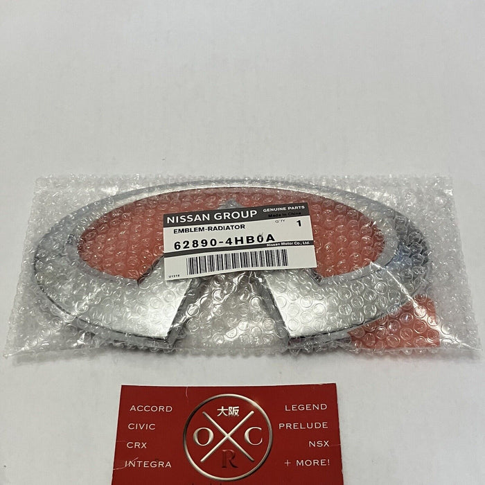 New Genuine OEM Infiniti Front Grille Emblem 14-22 Q50 16-17 EX37 Badge Logo