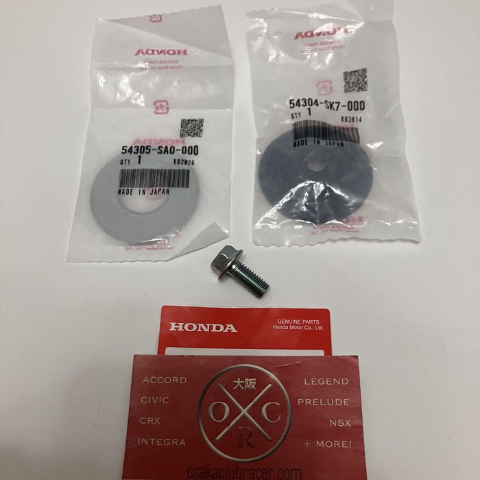 Genuine OEM Honda Shift Linkage Bushing Bolt Washer Set 3pcs Integra Civic Si