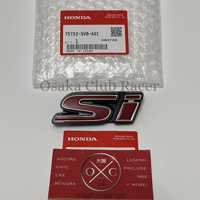 New OEM 06-08 Honda Civic Si Front Grille Emblem Badge 07 FA5 FG2 75732-SVB-A01