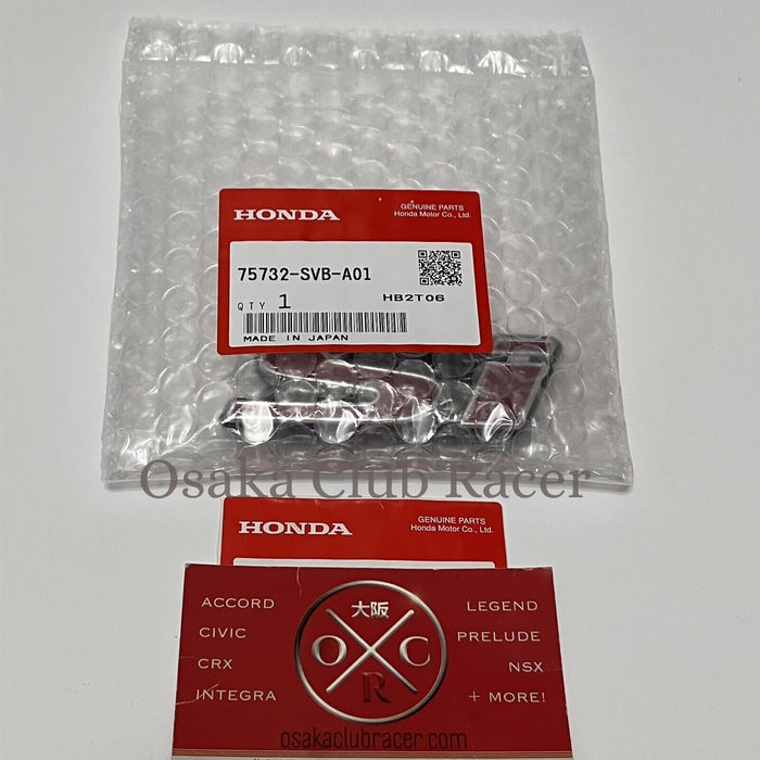 New OEM 06-08 Honda Civic Si Front Grille Emblem Badge 07 FA5 FG2 75732-SVB-A01