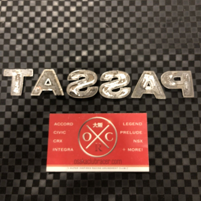 98-05 VW Passat OEM Rear Emblem Badges Rare B5 Volkswagen 97 99 00 01 02 03 04