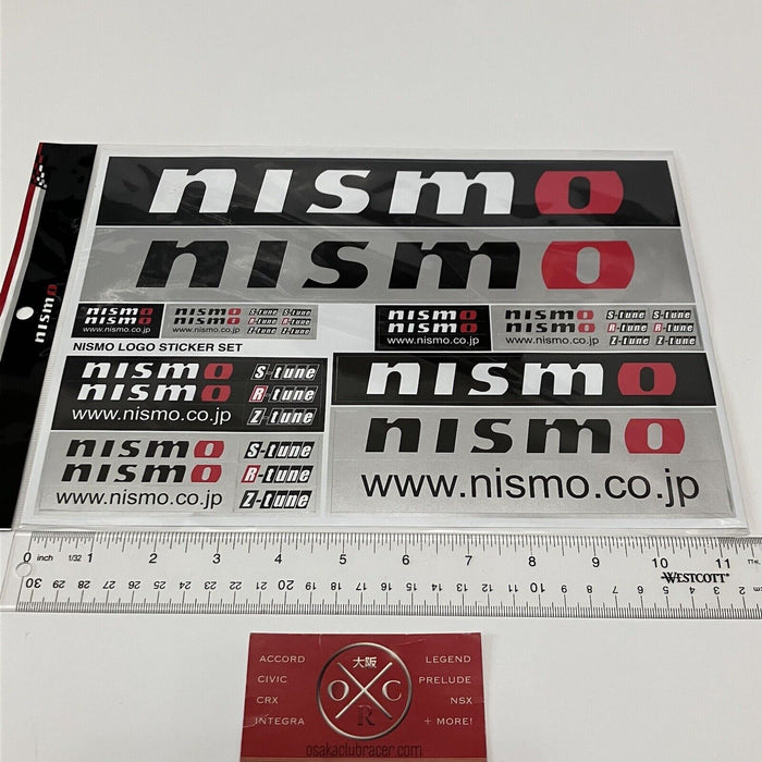 Genuine OEM NISMO Sticker Decal Logo Sheet Set JDM 350Z 370Z GT-R Skyline New