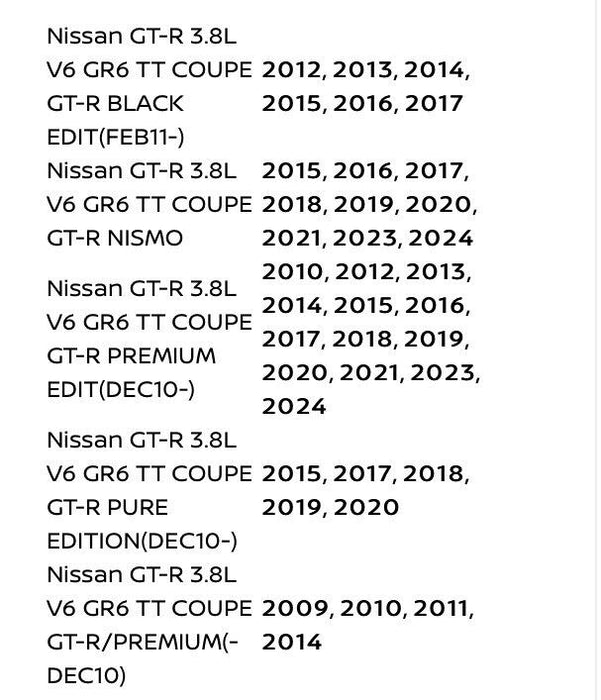 New Genuine OEM 2009-2024 Nissan GT-R Front Grille Emblem Badge 62892-JF60A R35