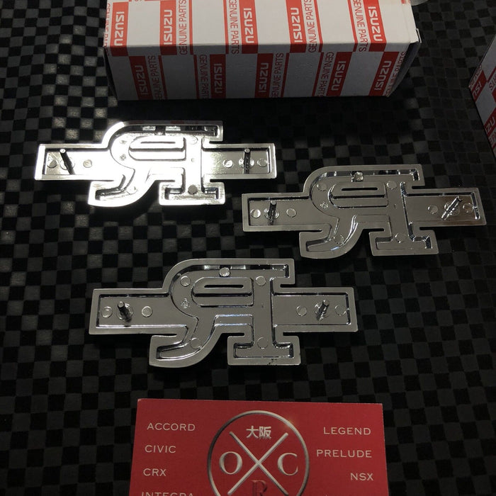 Isuzu Bellett GT-R Fender Emblems Rear Badge Rare OEM 69 70 71 72 73 Type R NEW