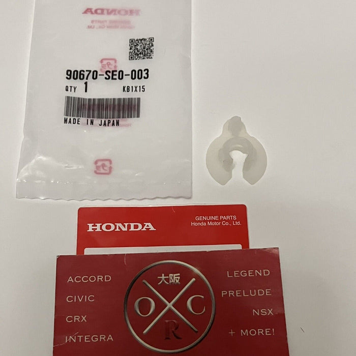 New Genuine OEM 88-91 Honda Prelude Hood Prop Rod Stay Grommet Clip 3G 89 90 Si