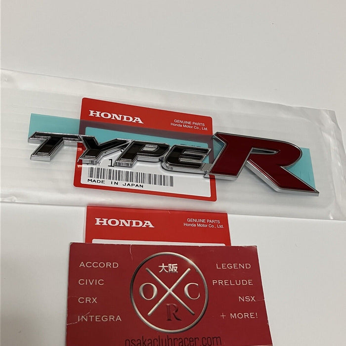 New GENUINE OEM FD2 Honda Civic Type R Rear Emblem Badge Logo 2006-11 FA5 JDM OE