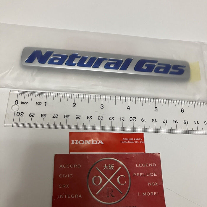 GENUINE OEM 2013-15 Honda Civic GX Natural Gas Rear Emblem Badge 12 14 Brand New