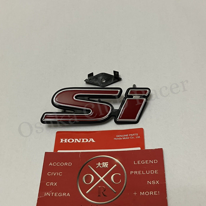 New OEM EP3 Honda Civic Si Front Grille Emblem Badge Genuine 02-05 01 03 04