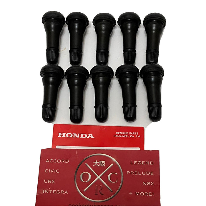 New Genuine OEM Honda Tire Valve Stem Schrader Valve 10-Pack Set 42753-SB8-661