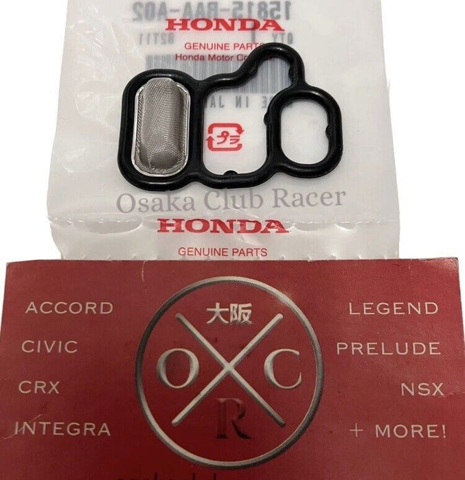 New GENUINE OEM Honda Acura Spool Valve Filter Screen Assembly 15815-RAA-A02 A01