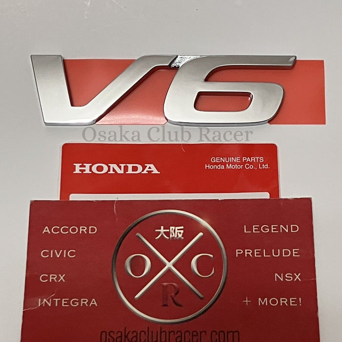 New OEM 08-12 Honda Accord Rear V6 Emblem Badge USDM Coupe Sedan 12-15 Crosstour