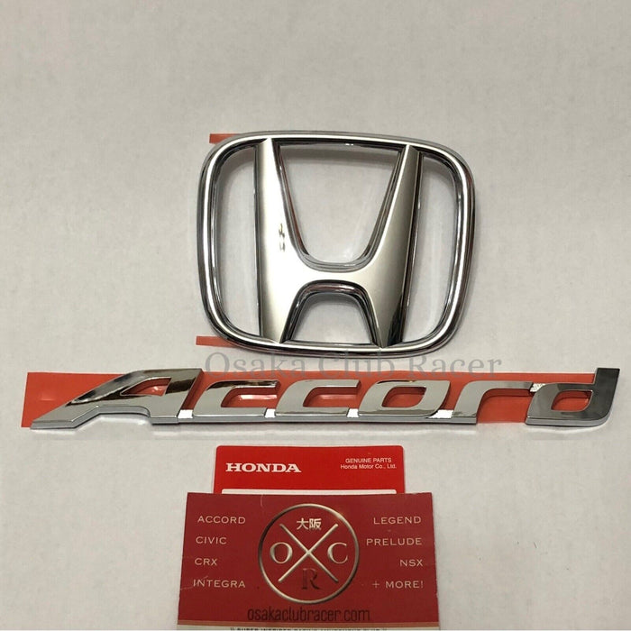 New OEM CU2 Honda Accord Rear Emblem Set JDM Badges 09-14 Acura TSX 10 11 12 13