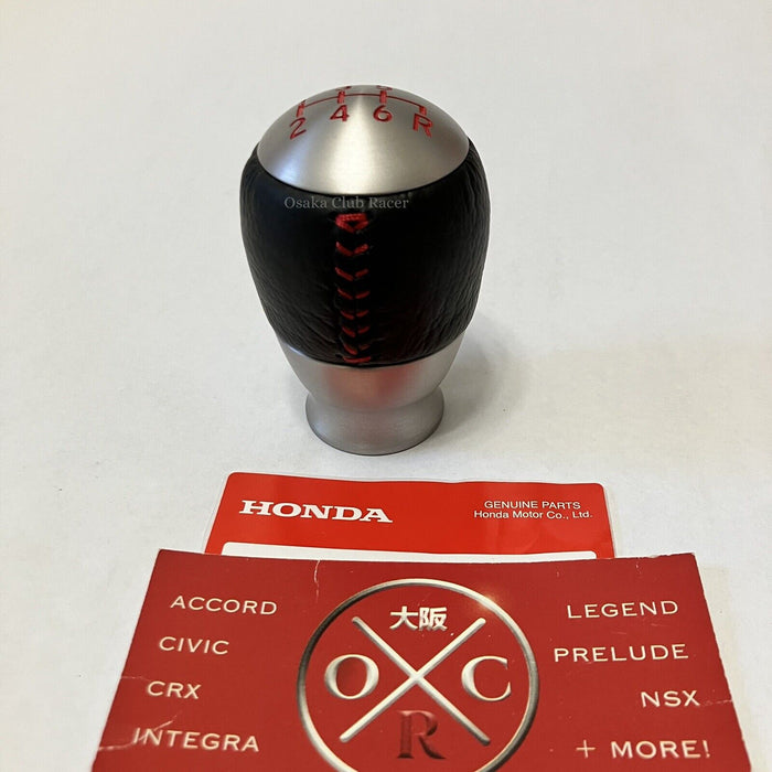 New Genuine OEM 2022+ Honda Civic Si Aluminum / Leather Shift Knob 6MT Weighted