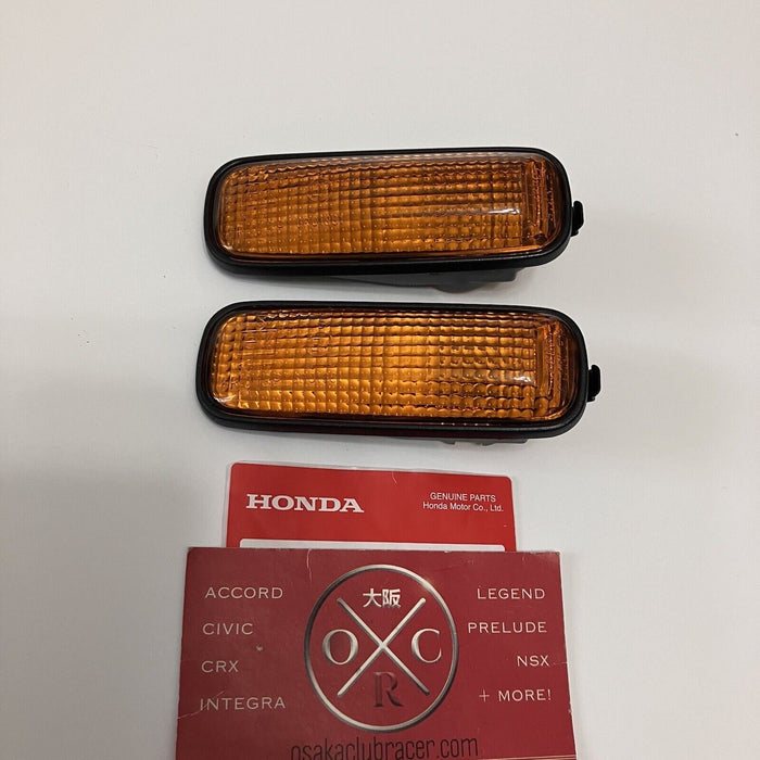 Genuine OEM KA7 8 9 Legend CB5 Inspire Amber Side Marker Turn Signal Lights JDM