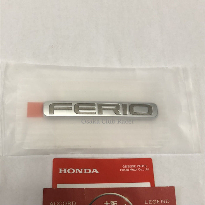 New OEM 01-05 Honda Civic Ferio JDM Rear Emblem Badge ES1 96-00* 92-95* Genuine