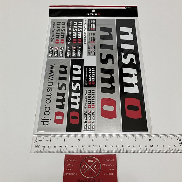 Genuine OEM NISMO Sticker Decal Logo Sheet Set JDM 350Z 370Z GT-R Skyline New