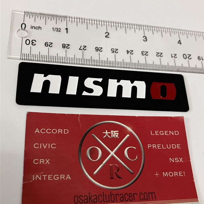 Genuine OEM NISMO Emblem Badge Dash Rear Side JDM 350Z 370Z GT-R Juke New Black