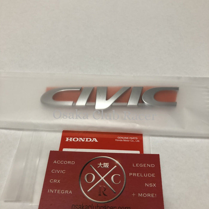 96-00 OEM Honda Civic Rear Emblem Badge JDM USDM Hatchback Sedan Coupe EK 97 98