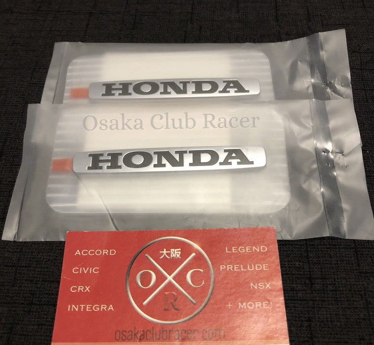 NEW OEM Honda S2000 UKDM Fender Emblems Side Badges 00-09 AP1 AP2 Genuine Rare