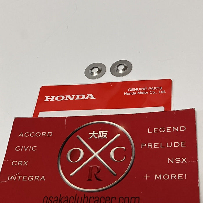 Genuine OEM Honda Emblem Push Nut Retainer Set 4MM NSX RSX Del Sol Integra S2000