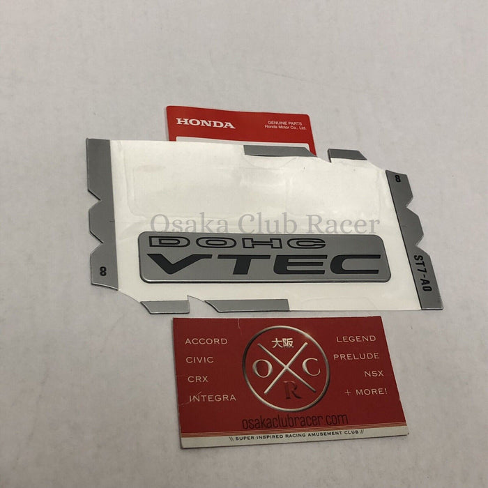 OEM 94-01 Acura Integra DOHC VTEC Emblem Rear Badge JDM USDM Rare GS-R GSR DC2