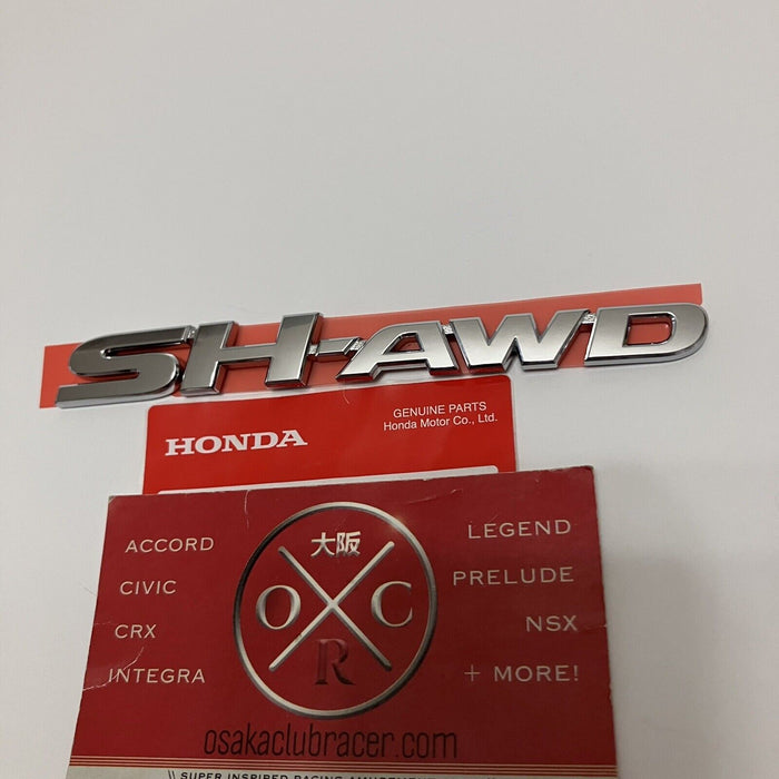 New OEM Acura SH-AWD Rear Emblem Genuine 05-12 RL 09-13 TL ZDX RDX MDX 15-17 TLX