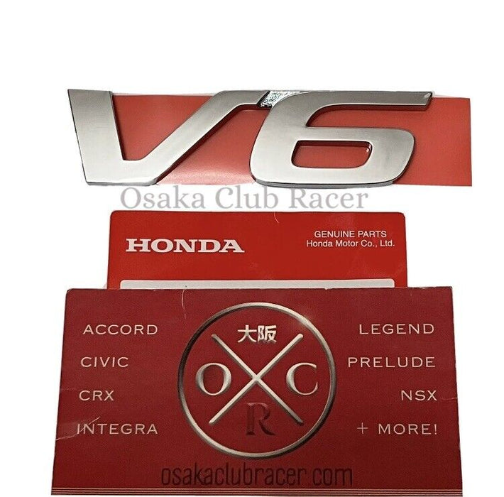 New OEM 08-12 Honda Accord Rear V6 Emblem Badge USDM Coupe Sedan 12-15 Crosstour