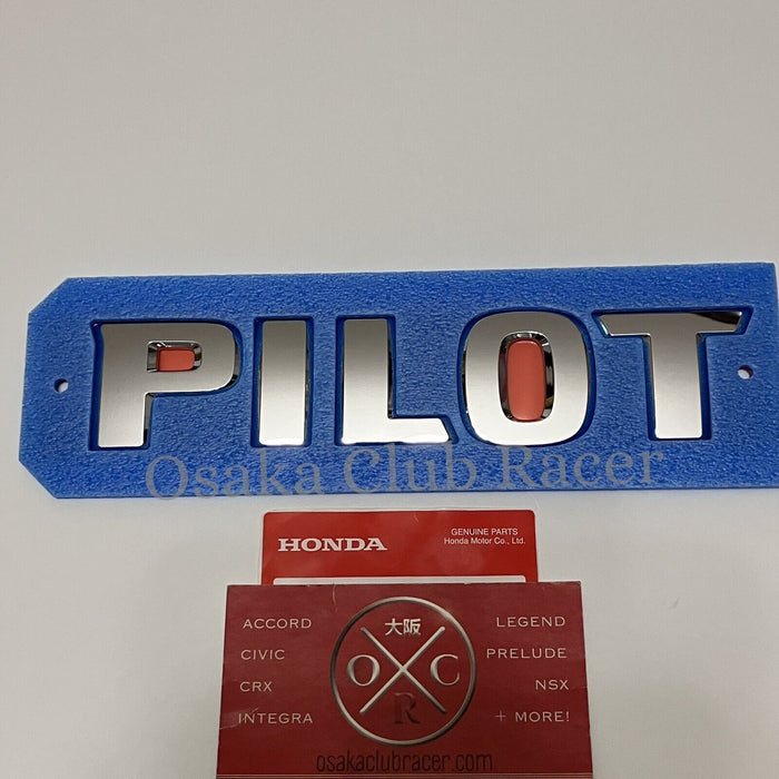 New Genuine OEM 09-15 Honda Pilot Rear Emblem Nameplate Badge 2010 11 12 13 14