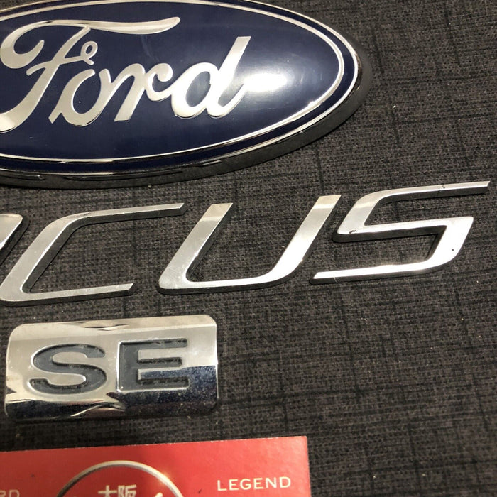 08-11 Ford Focus SE OEM Emblems Rear Badge Genuine 09 10 Sedan USDM Genuine Logo