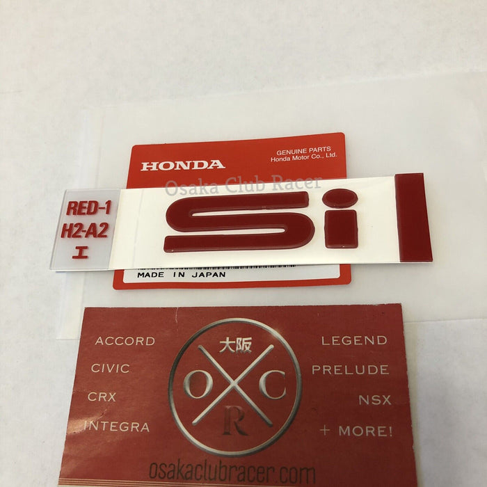 New OEM 88-91 Honda Civic CRX Si Emblem Rear USDM 89 90 ED7 ED9 Genuine EF Civic