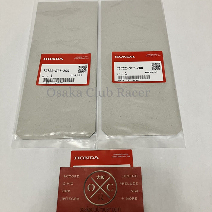 New Genuine OEM Acura Integra Type R Spoiler Gasket Set DC2 Coupe 94-01 96 97 98