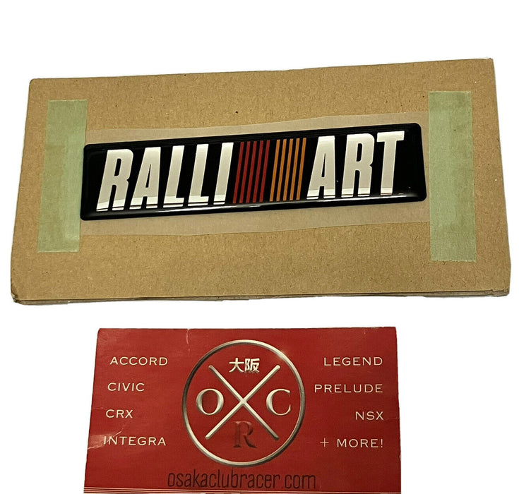 New Genuine OEM Mitsubishi Ralliart Emblem Lancer Evolution Galant Mirage 3000GT