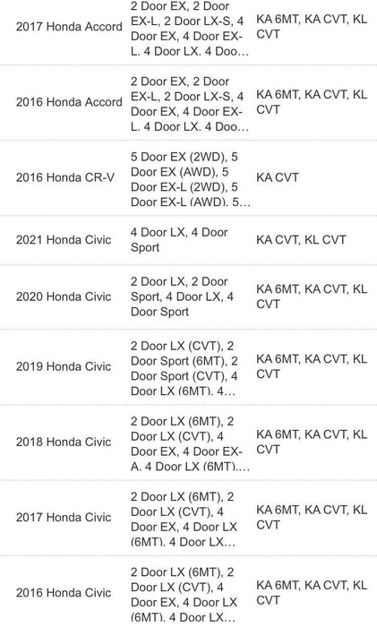 Genuine OEM 16-21 Honda Civic Earth Dreams i-VTEC Engine Head Emblem Badge NEW