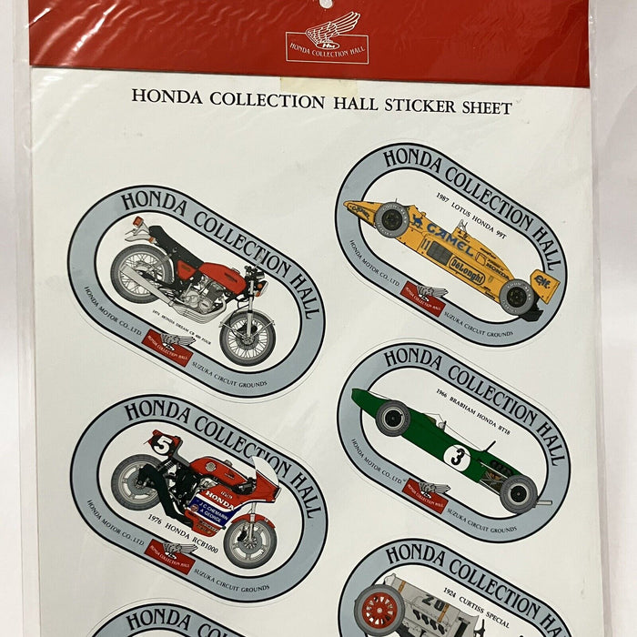 Honda Collection Sticker Set CB400 Four RCB1000 GL1000 Brabham Lotus 99T Curtiss