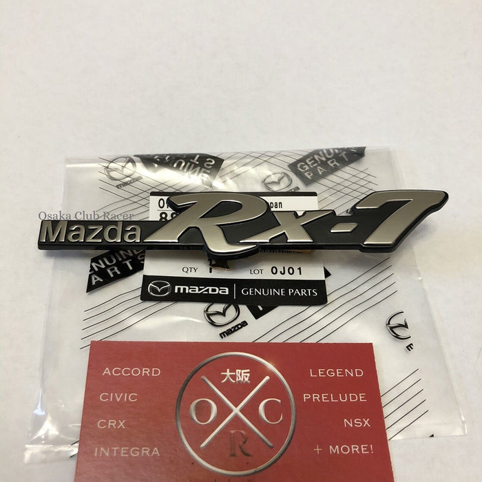 New Genuine OEM 79-83 Mazda RX-7 Fender Emblem Side Badge SA22C Savanna Mk1 SA