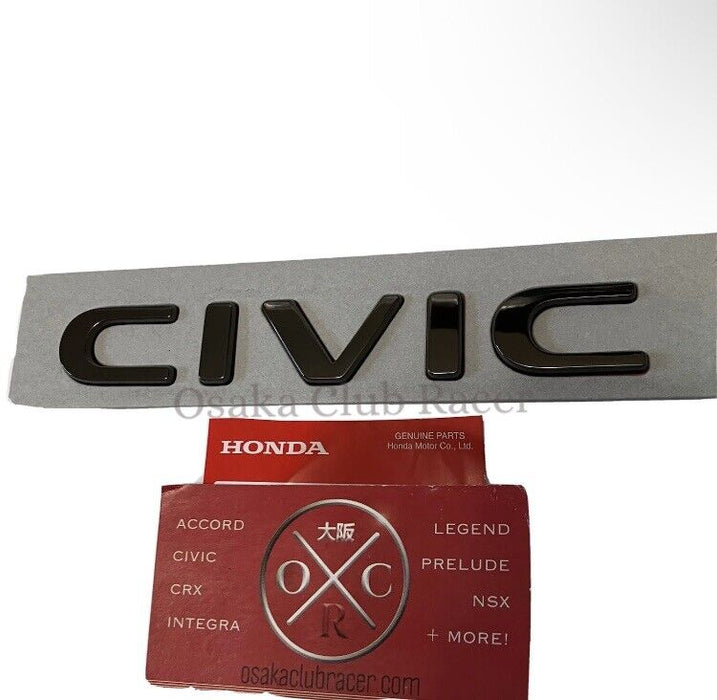 New GENUINE OEM 2023+ Honda Civic Rear Emblem Badge Logo Nameplate FL5 Hatchback