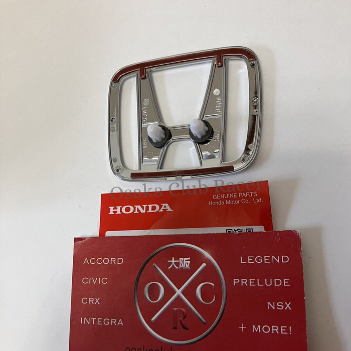 Genuine OEM DC2 Honda Integra Rear H Emblem Trunk Badge 94-01 Coupe JDM Si VTEC