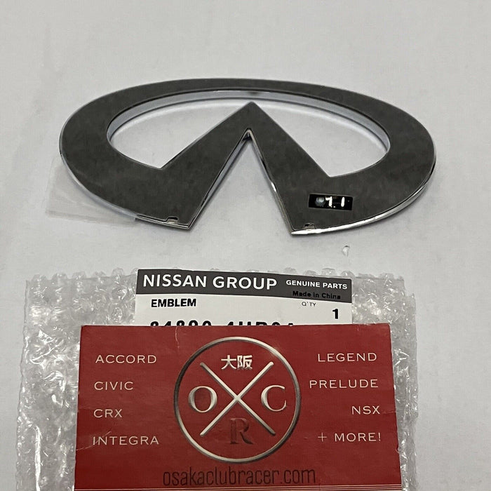 New Genuine OEM 14-19 Infiniti Q50 Rear Emblem Badge Logo 2015 16 17 18 US Ship