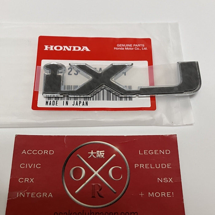 New OEM 01-05 Honda Civic LXi Rear Emblem Badge ES1 JDM EDM Genuine Rare Ferio