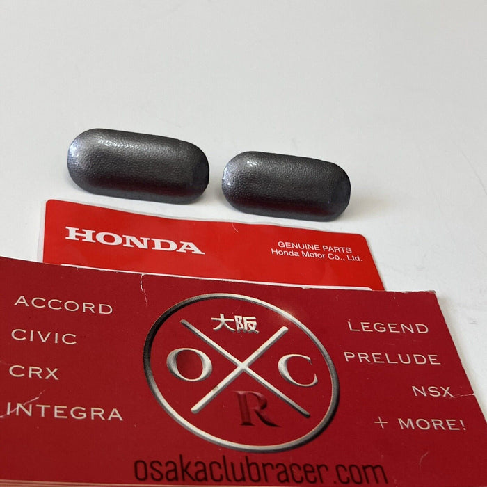 OEM Honda 00-09 S2000 Front License Plate Mount Hole Caps Synchro/Chicane SILVER