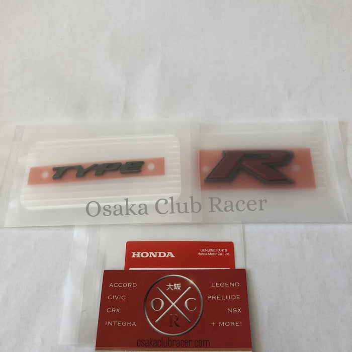 New Genuine OEM FK8 Honda Civic Type R Front Grille Emblem Badge 17-21 18 19 20