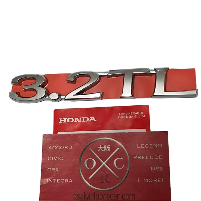 New Genuine OEM Acura 3.2TL Rear Emblem Badge 99-03 TL Type S UA5 4 Chrome USDM