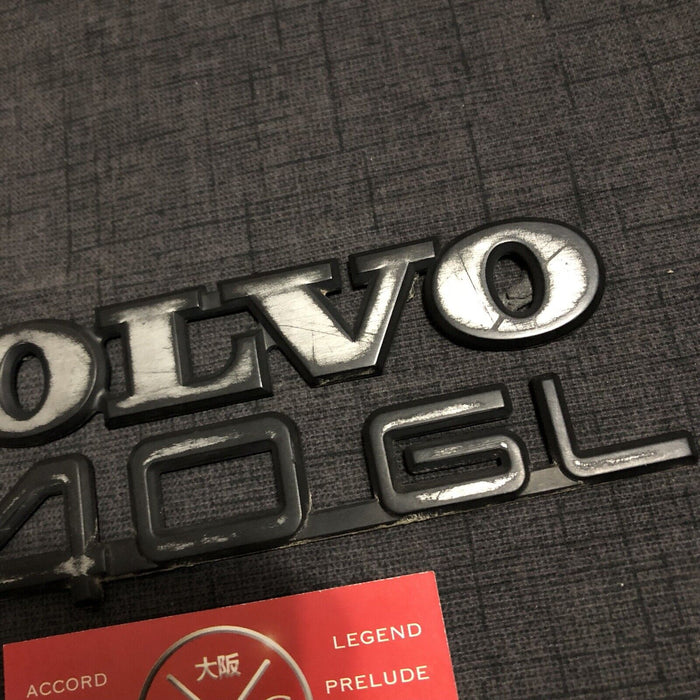 91-98 Volvo 940GL OEM Rear Emblem Genuine Badges USDM 92 93 94 95 96 97 Logo