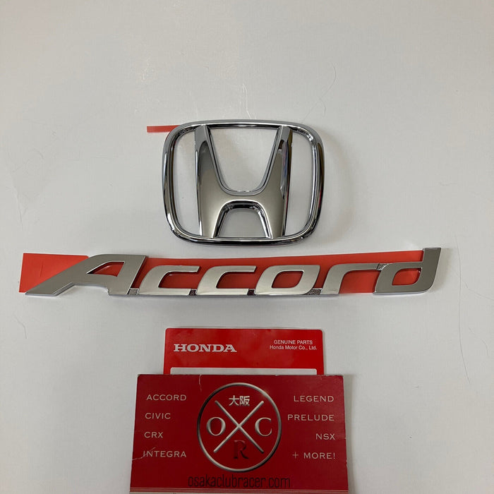 New OEM CW2 Honda Accord Tourer Rear Emblem Set JDM Badges 11-14 Acura TSX WAGON