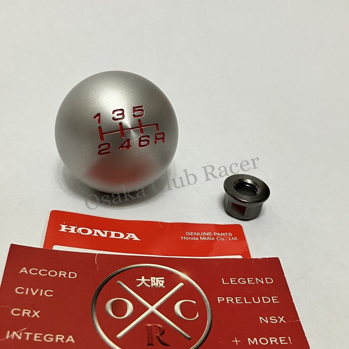 New Genuine OEM FD2 Honda Civic Type R Aluminum Shift Knob & Nut 06-11 6MT JDM