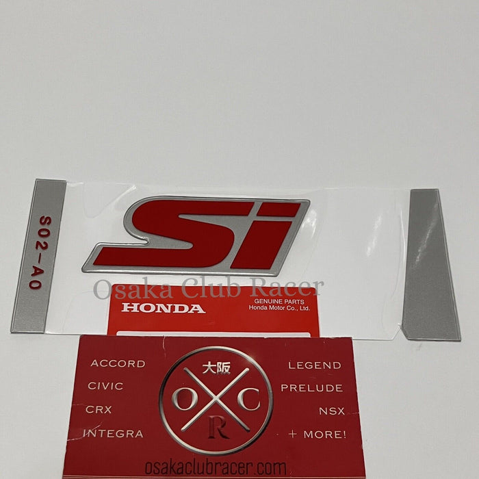 GENUINE OEM 99-00 Honda Civic Si Rear Emblem Badge Logo USDM EM1 75723-S02-A11ZB