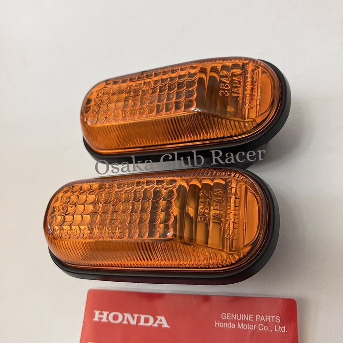 New OEM Honda S2000 Orange Side Marker Turn Signal Light Set USDM Genuine 00-09