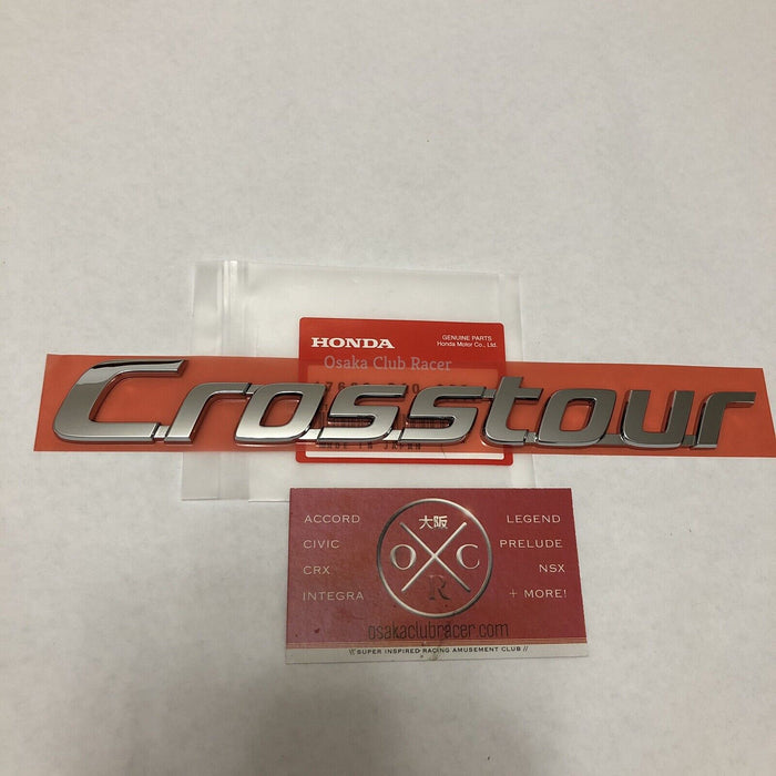 New Genuine OEM 10-12 Honda Accord Crosstour Rear Emblem Nameplate Badge USDM 11