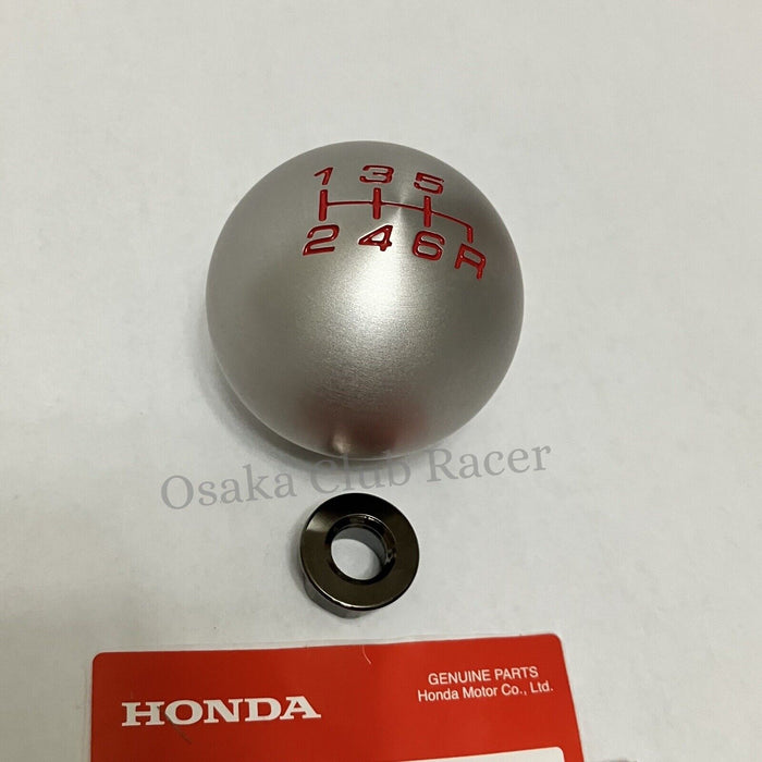 New Genuine OEM FD2 Honda Civic Type R Aluminum Shift Knob & Nut 06-11 6MT JDM