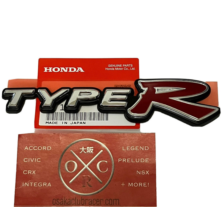 New OEM DC5 Honda Integra Type R Rear Emblem JDM Acura RSX 02-06 03 04 05 Genuine